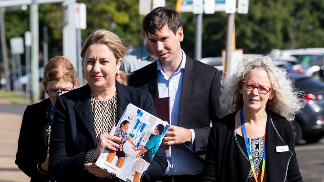 Premier Annastacia Palaszczuk visited Bundaberg in recent weeks to announce a funding for the new hospital. Photo Paul Beutel