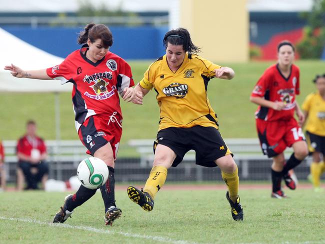 Jo Ward in action for Edge Hill in 2010.