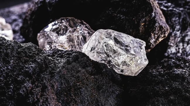 Researchers have discovered the process by which diamonds explode to Earth’s surface. Picture: Getty Images