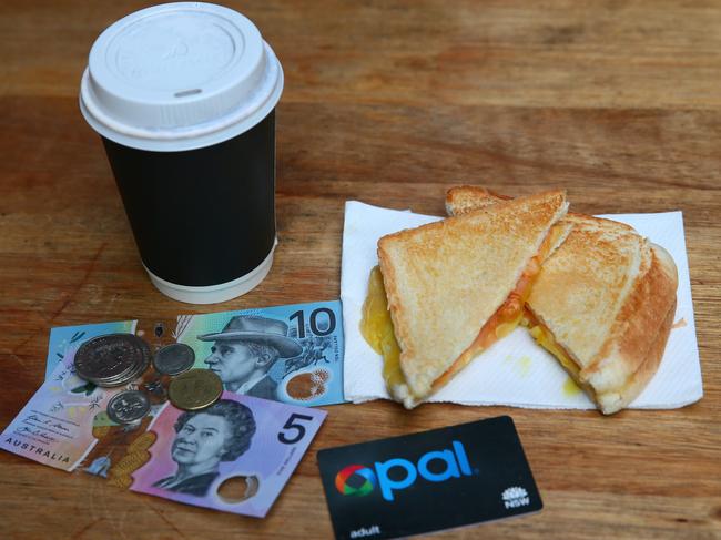 If you’ve accidentally put an old Opal card in your top drawer, it may contain enough money to buy your next lunch. Picture: AAP Image/Sue Graham.