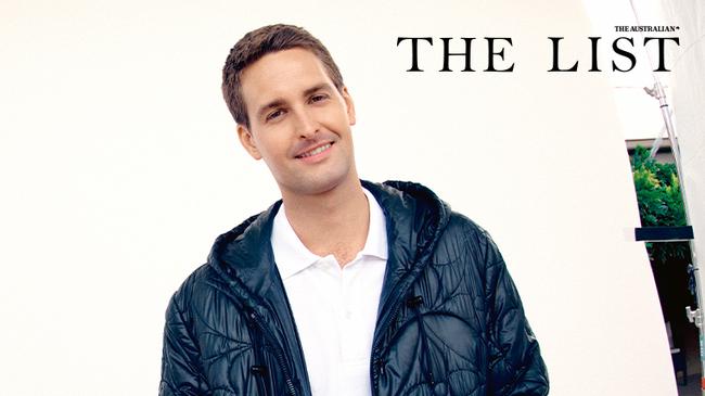 Evan Spiegel, CEO of Snap Inc. Picture: Isaac Brown.