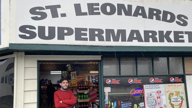 Store owner Mian Ahmad calls more police patrols after his shop is robbed twice in 12 months. Picture: Rosemary Murphy