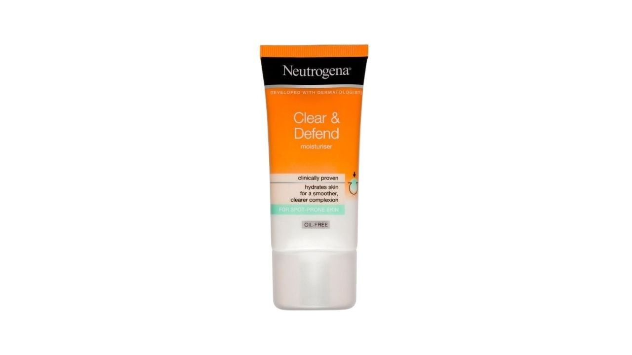 Neutrogena Clear and Defend Moisturiser. Picture: Amazon Australia.