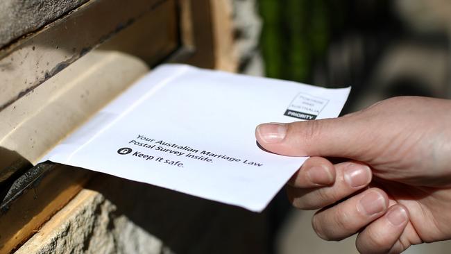 Please Mr Postman: The postal survey has been hailed as a success. Picture: Getty Images