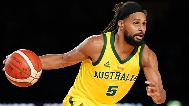 Boomers legend Patty Mills featured in the Australian Schools Chanpionships as a junior player. (AAP Image/Scott Barbour)