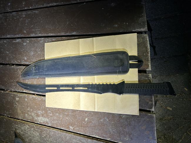 ‘Zombie knives’ are the buzz weapon at the moment, police say. Picture: Victoria Police