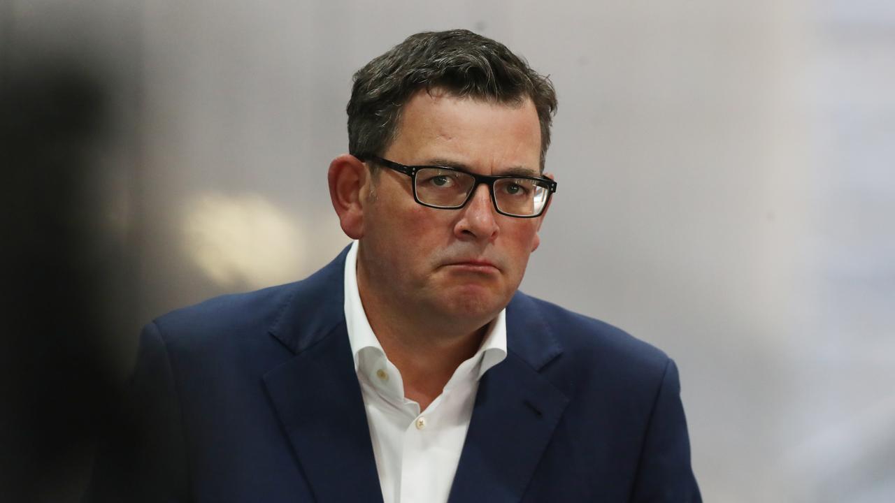 Premier Daniel Andrews said they were ‘close’ to changing the definition of ‘fully vaccinated’ to mean three doses – and not two. Picture: NCA NewsWire / David Crosling