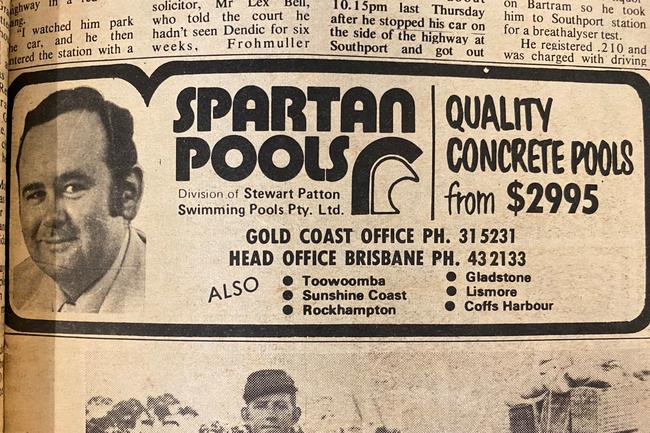 Gold Coasters love pools. Imagine getting one this cheap today. Gold Coast Bulletin old advertisements. July 1975