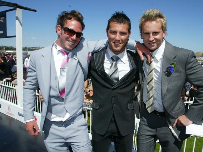 Joel Richards, Andrew Ioannidis and Marty Gromotka at Derby Day 2004.