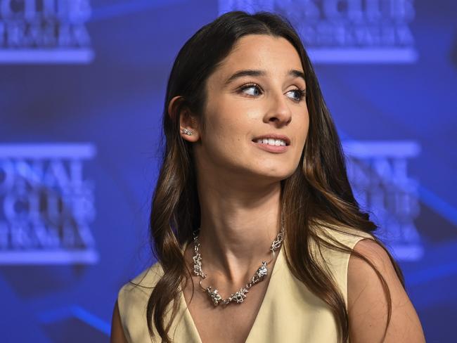 Sexual assault campaigner Chanel Contos. Picture: Martin Ollman