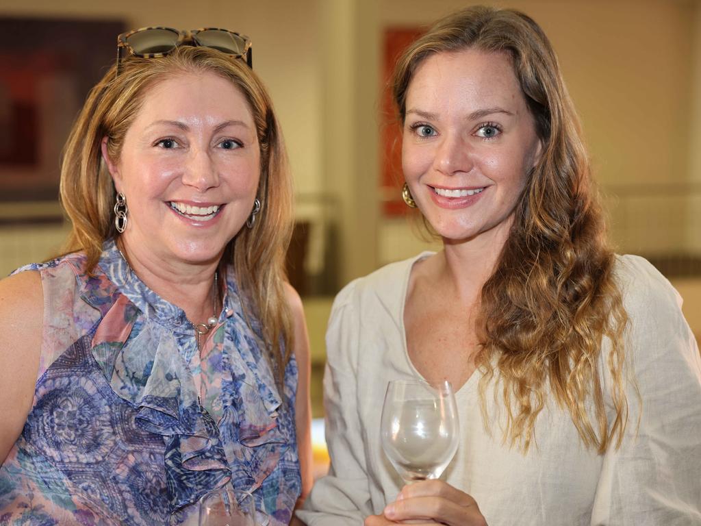 Jeni Bone and Emily Appleby at the Storyfest – Boost Your Business – luncheon at Bond University. Picture, Portia Large.