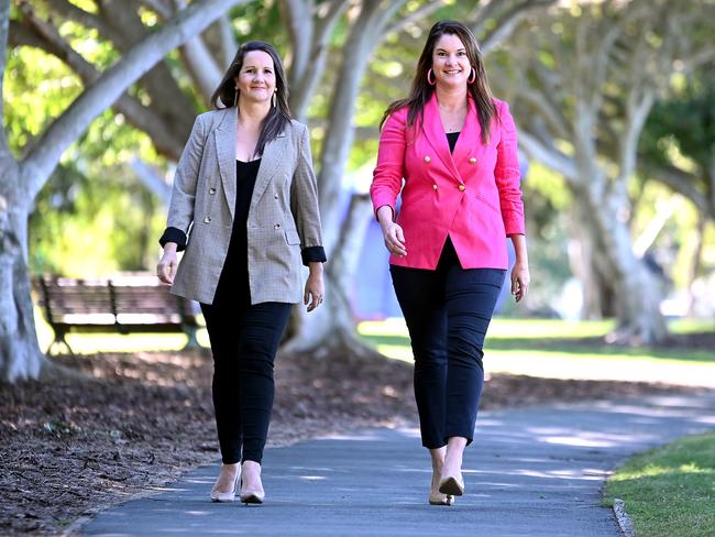 Shaan Ross-Smith and Kirsty Tschirpig run the MATE Bystander program. Picture, John Gass