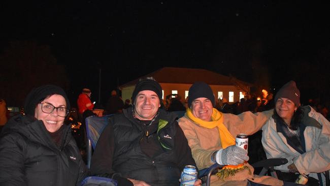 Michelle Allen, Jamie Rogers, Craig Scott, and Avril Dodgen at the 2021 Killarney Bonfire Night.