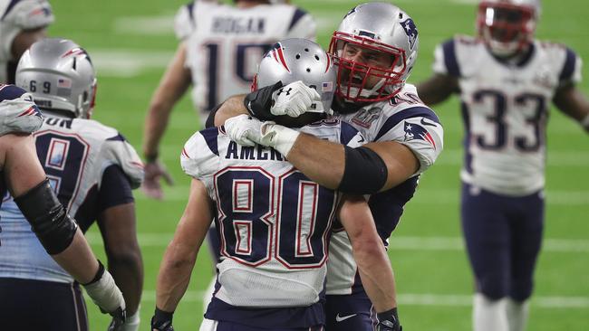 Danny Amendola after his two-point conversion. Picture: Getty