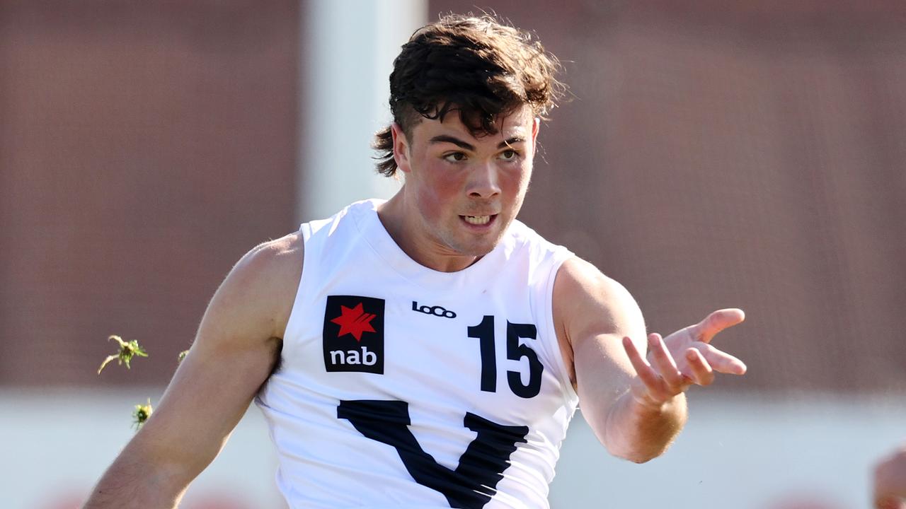 Campbell Chesser is a country prospect who boards at Melbourne Grammar. Picture: Michael Klein