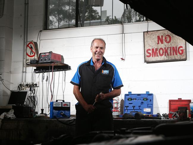 Ian Jackson of Bill's Garage in Rozelle laments the loss of industrial land in Leichhardt.