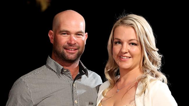 Farmer of the Year 2022 presentation, The Terrace, Botanical Gardens, Diary and Overall Winners - Nicole & Brendan Saunders,     Picture Yuri Kouzmin