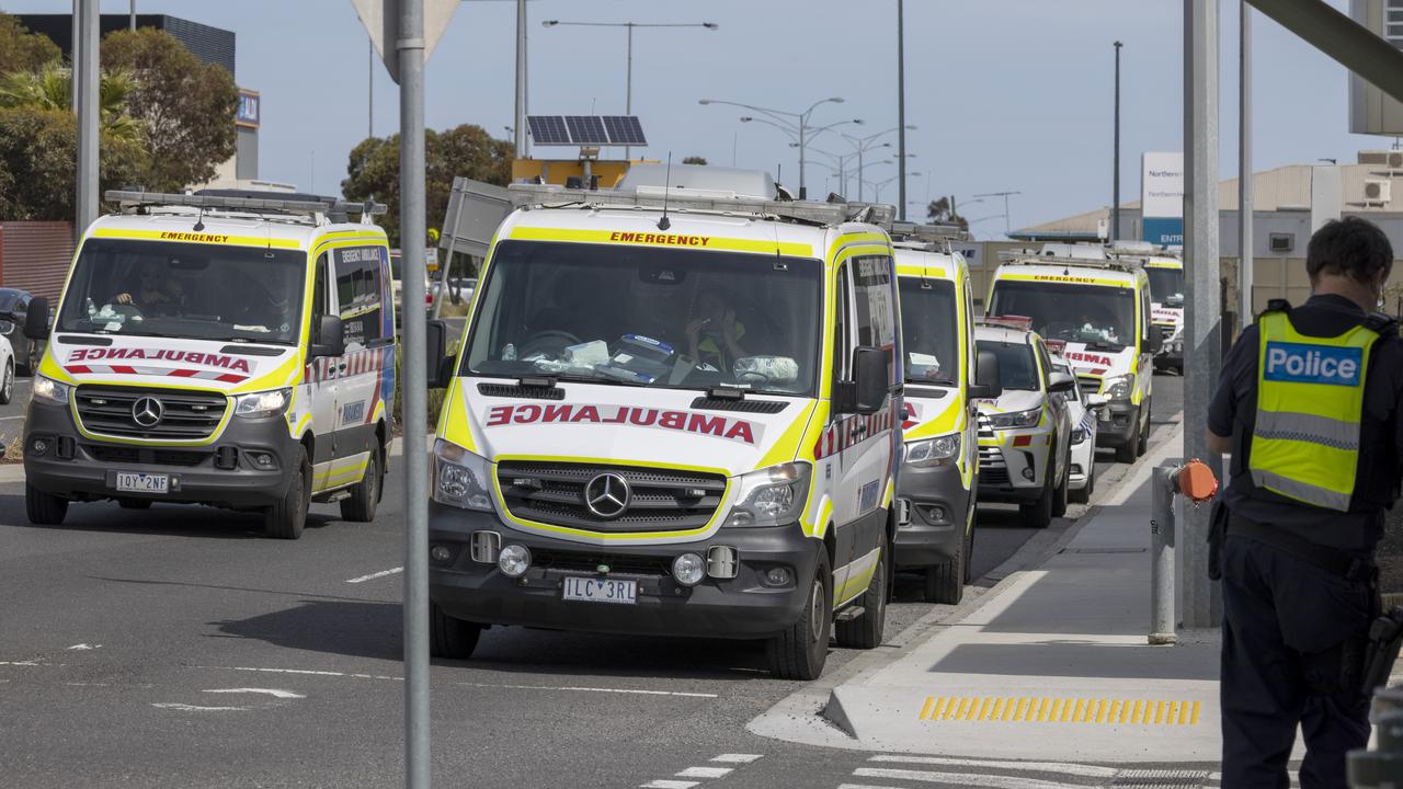 Emergency departments across Melbourne were at capacity. Picture: NCA NewsWire / David Geraghty