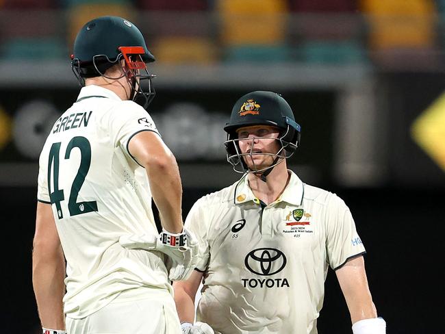 Steve Smith and Cameron Green have the Test on their bats.