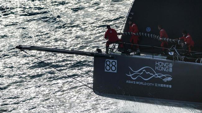 Scallywag is one of the favourites in the 2023 Sydney to Hobart thanks to the weather forecast. Picture: ROLEX/ ANDREA FRANCOLINI