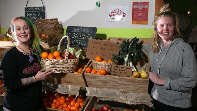 The Food Without Borders team visit stores four times a week to pick up unwanted produce.