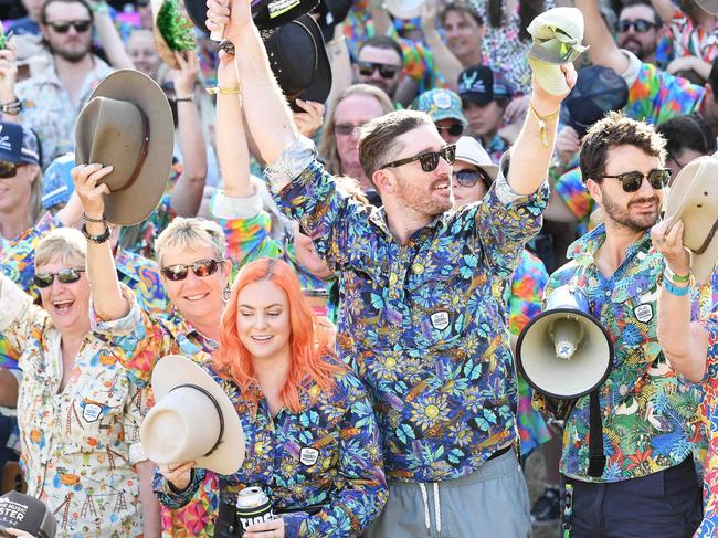 The Trademutt Funky Shirt Friday at Gympie Music Muster. Picture: Patrick Woods.