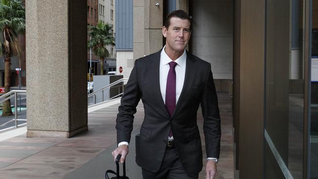 Mr Roberts-Smith arrives at court on Thursday. Picture: NCA NewsWire / David Swift