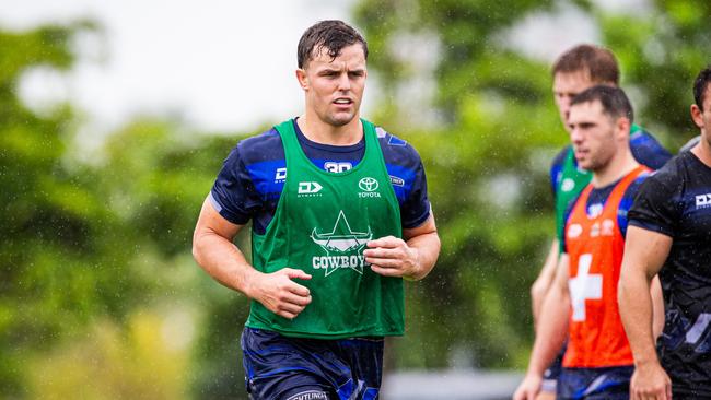 North Queensland Cowboys forward Kai O'Donnell during pre-season training. Picture: Alix Sweeney / North Queensland Cowboys.