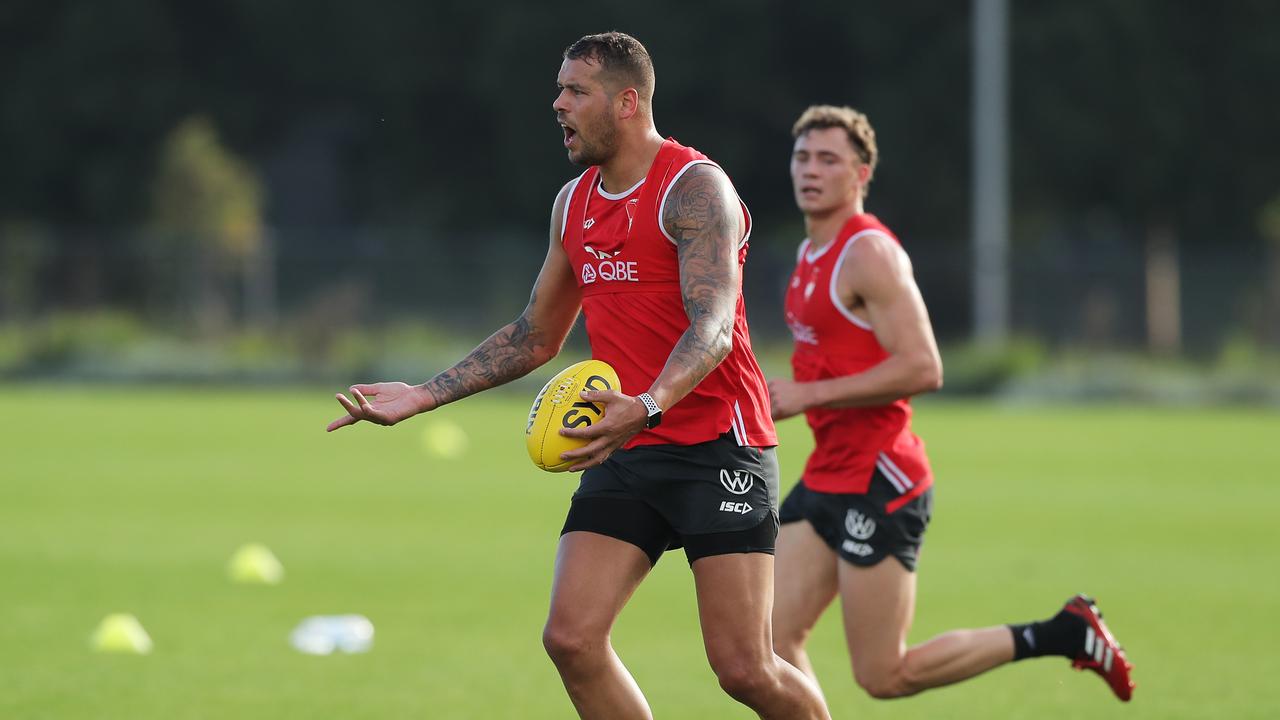 Lance Franklin has suffered another injury. Photo: Matt King/Getty Images.