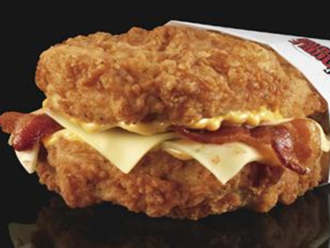 Maybe they should have tried the DoubleDown burger?