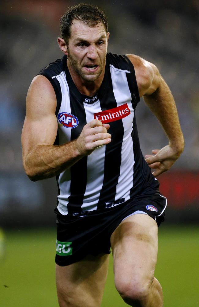 Could Travis Cloke become a key defender? Picture: Wayne Ludbey