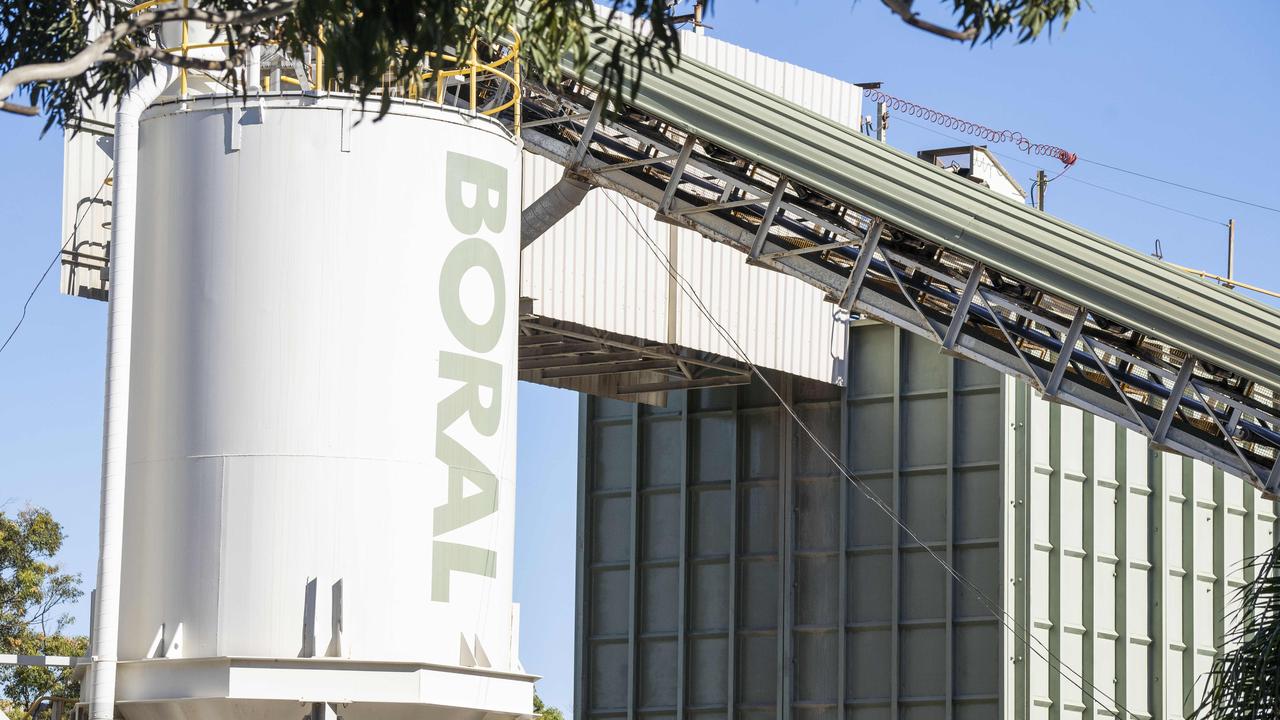 Building materials group Boral ended the year with an 86 per cent gain. Picture: AAP