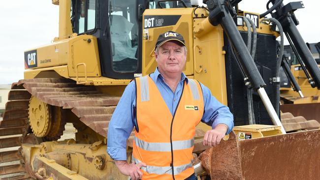 Jim Birch runs an earthmoving company that was set to create a new training centre for disadvantaged workers. Picture: Josie Hayden