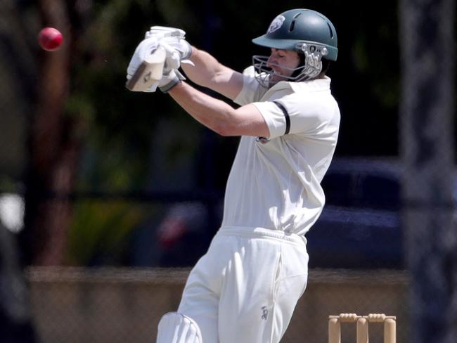 Ben Rowles helps himself to a pull shot. Picture: Mark Dadswell/AAP