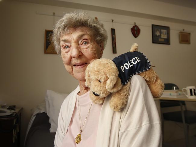 Former police officer Eileen Rainford, 94. Picture: David Caird