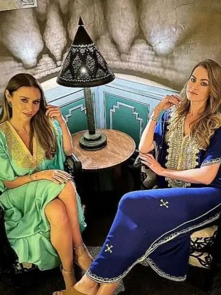 Sian and Una in Morocco. Pictures: Instagram