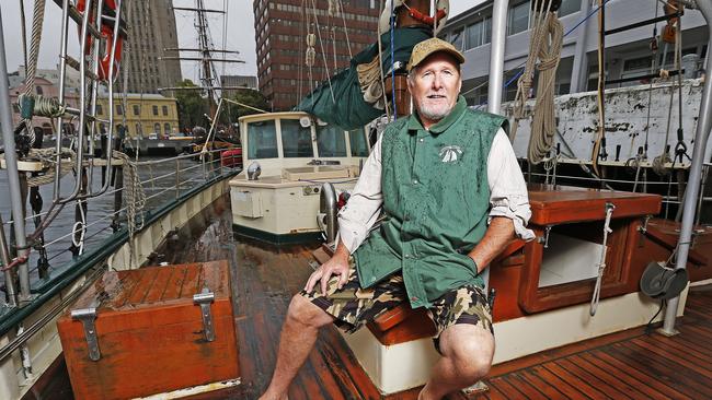 Owner and captain of the Derwent Hunter, Warren Ladd. Picture: Zak Simmonds