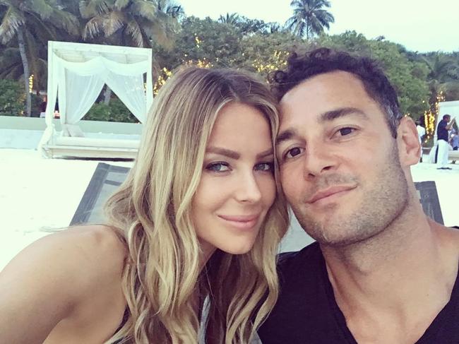 Jennifer Hawkins and Jake Wall. Picture: Instagram