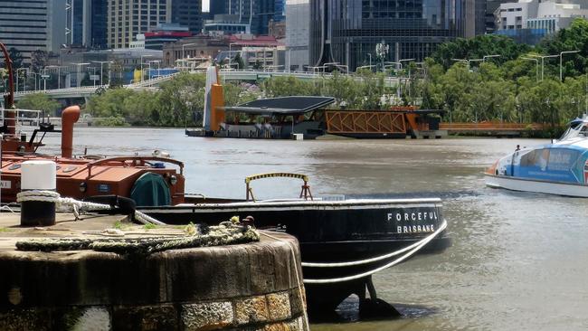 Forceful moored in Brisbane.