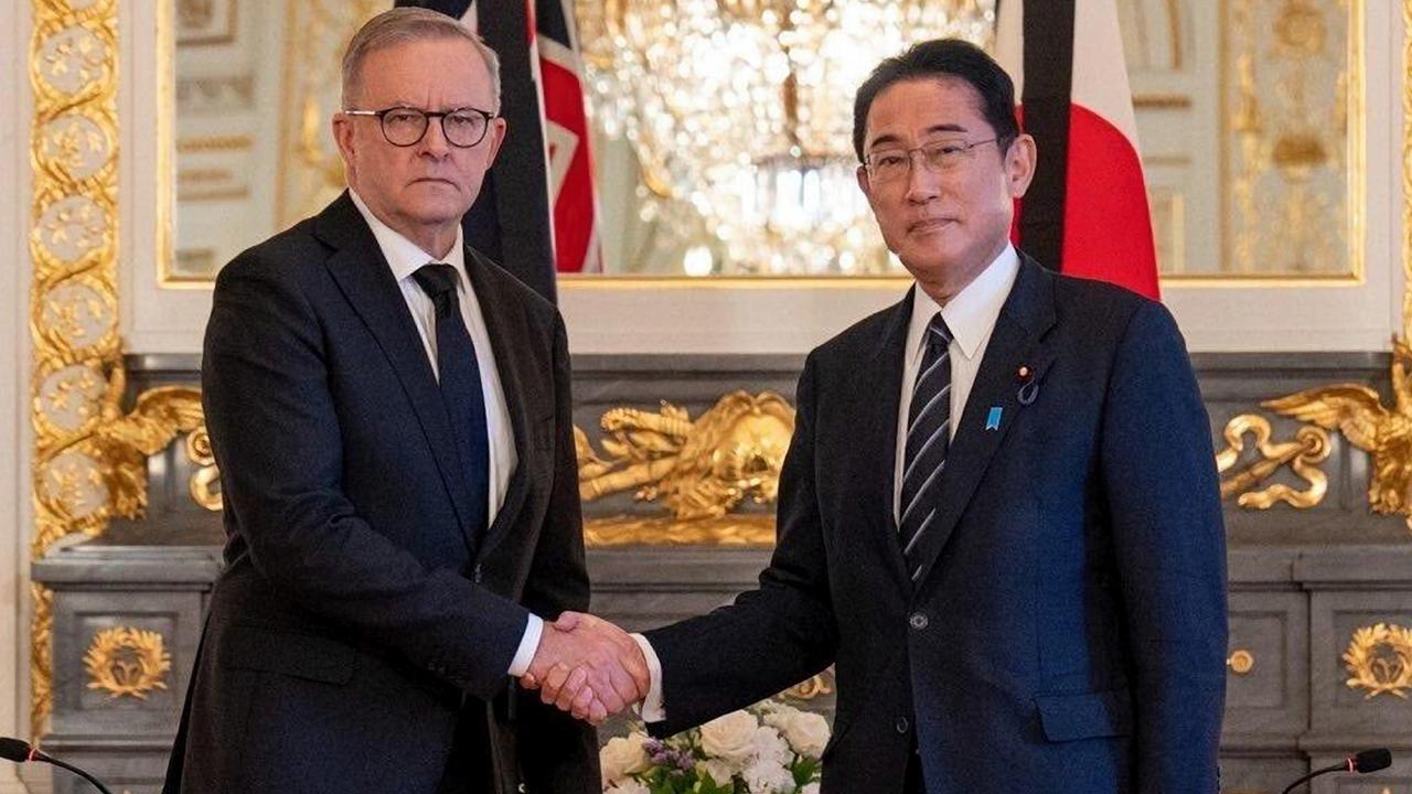 Mr Albanese met with his Japanese counterpart. Picture: PMO