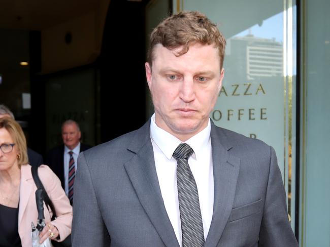 Embattled former NRL star Brett Finch is fighting to avoid being sent to jail. Picture: NCA NewsWire / Damian Shaw