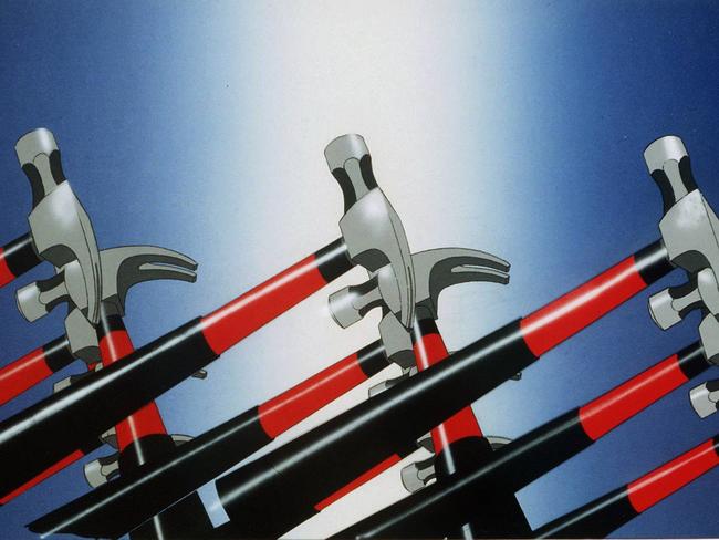 A still from Pink Floyd's film The Wall — a major hit when released on DVD