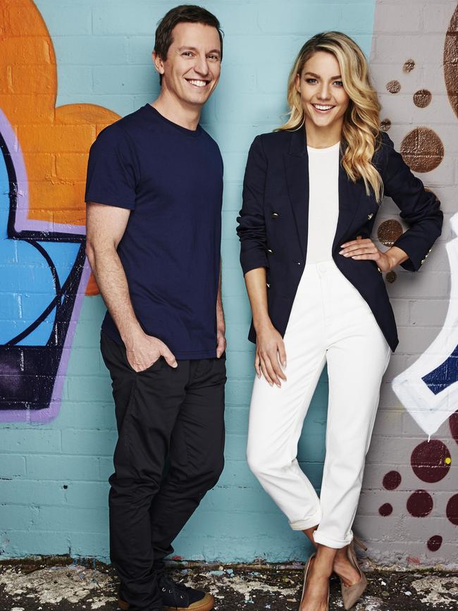 Rove McManus and Sam Frost for 2Day in 2016.