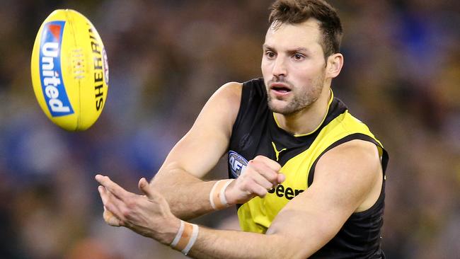 Richmond could use Toby Nankervis one out in the ruck in Round 1. Picture: Michael Klein