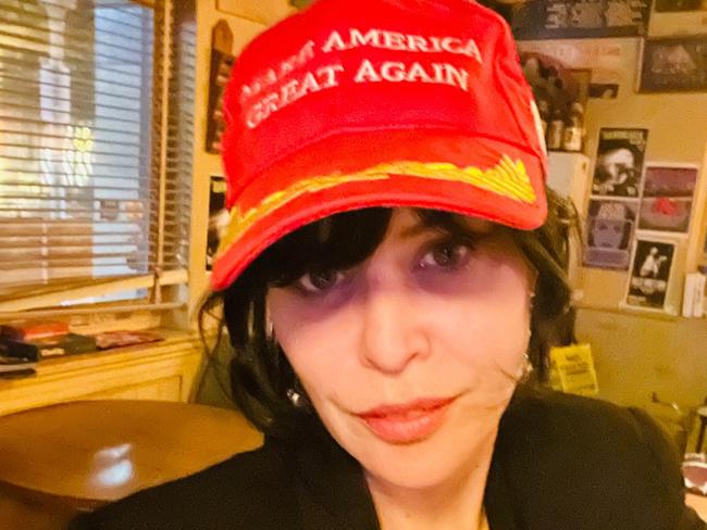 Musician Hayley Mary wears a MAGA cap Picture: Instagram