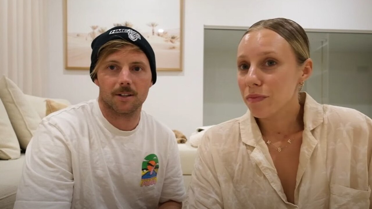 The health influencer and her boyfriend Kurt Tilse revealed how they found out that their unborn son has a health condition. Picture: YouTube