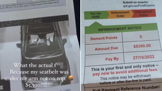 seat belt demerit points