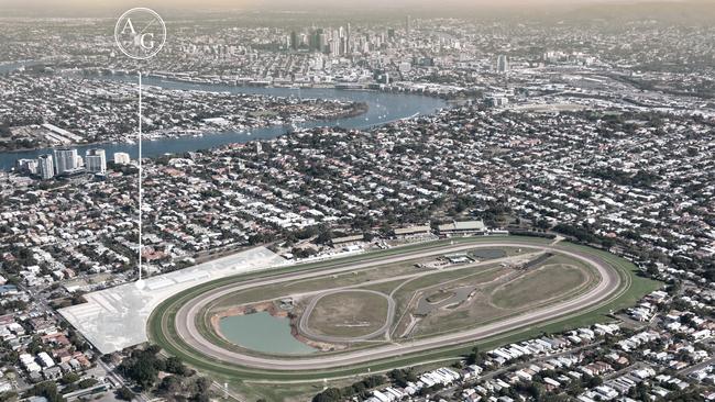 Mirvac's Ascot Green at the Brisbane Racing Club’s Eagle Farm Racecourse.