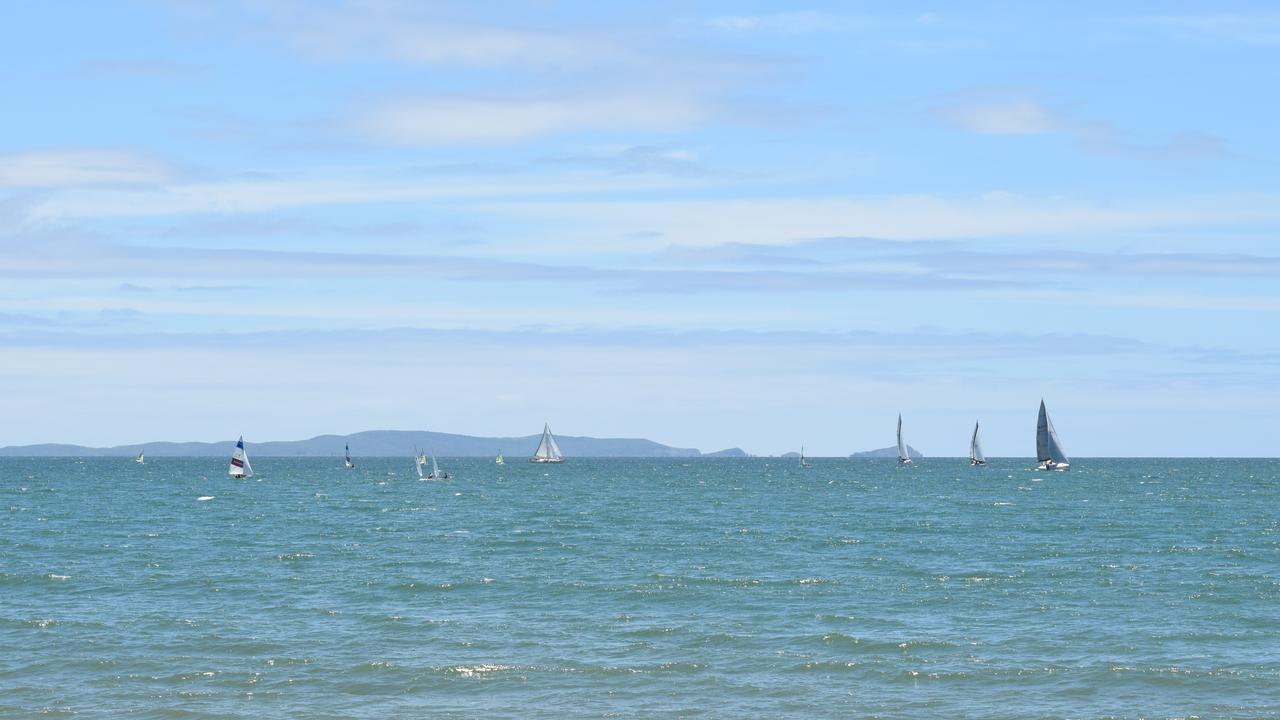 Sailing boats on the water at Yeppoon. Picture: Aden Stokes