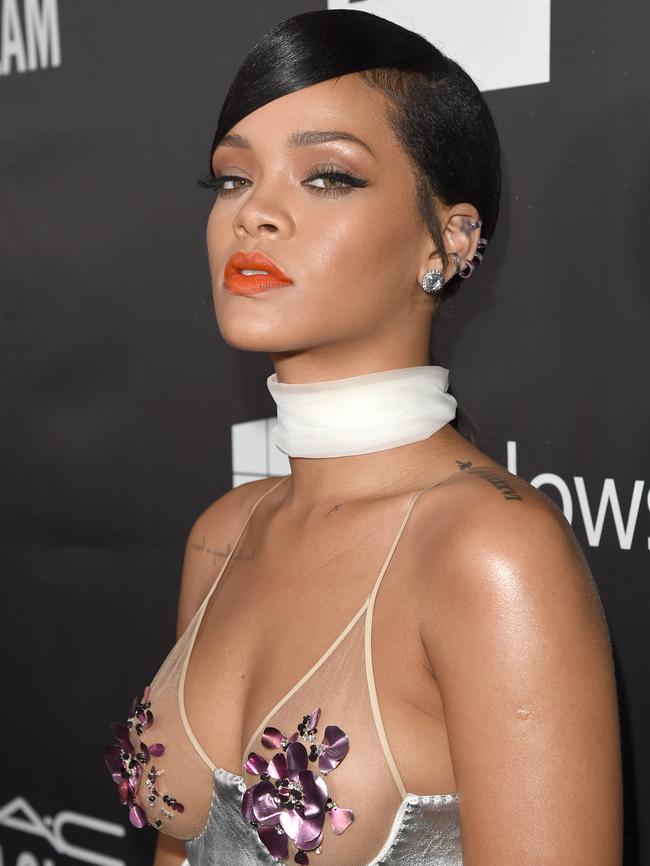 Rihanna at the amfAR LA Inspiration Gala honouring Tom Ford.